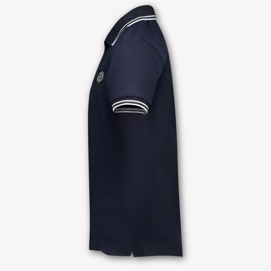 Stone Island Kids Boys Polo  Navy