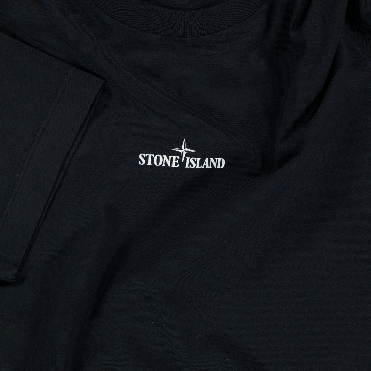 Stone Island Kids Boys  T-Shirt Black