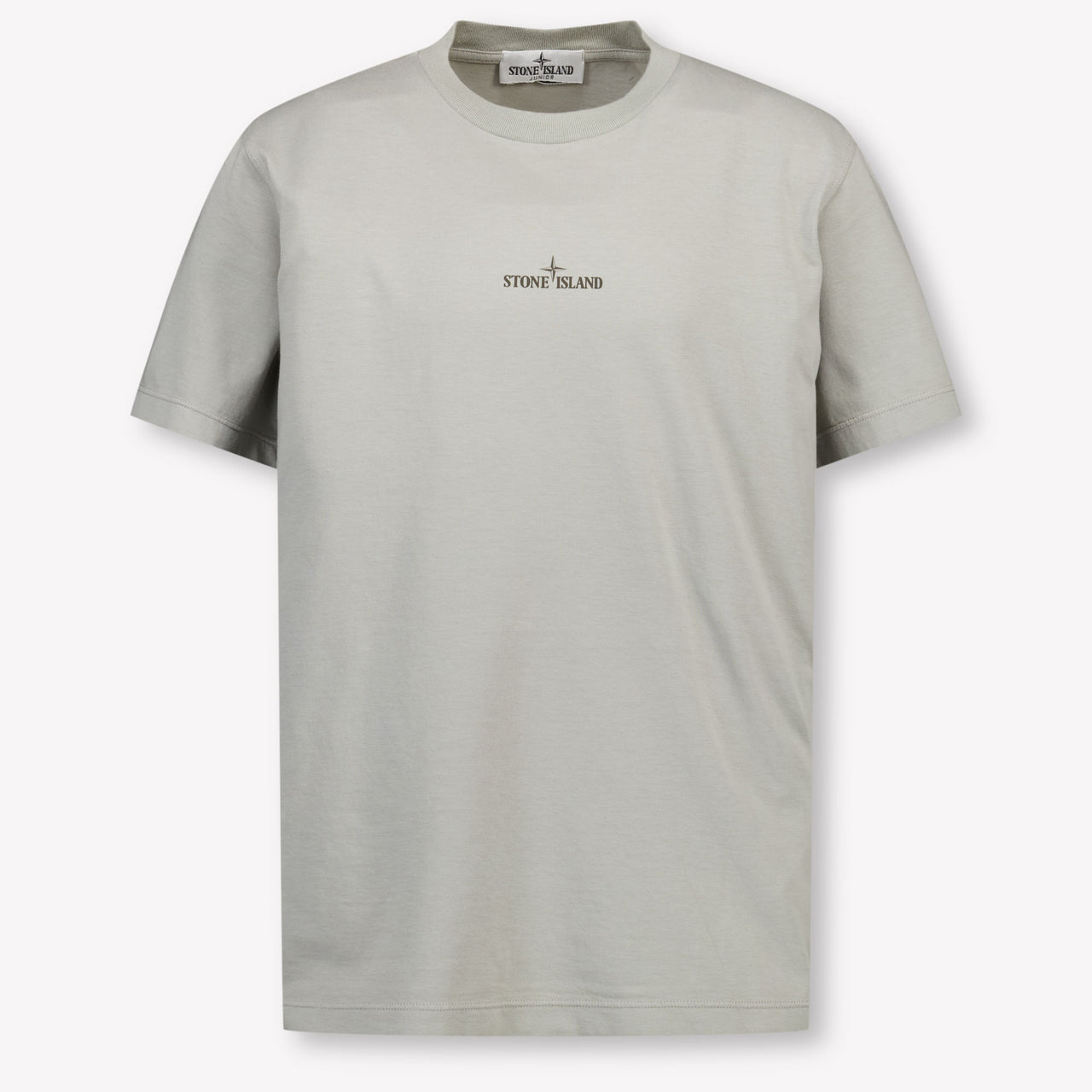 Stone Island Kinder Jongens T-Shirt In Grijs