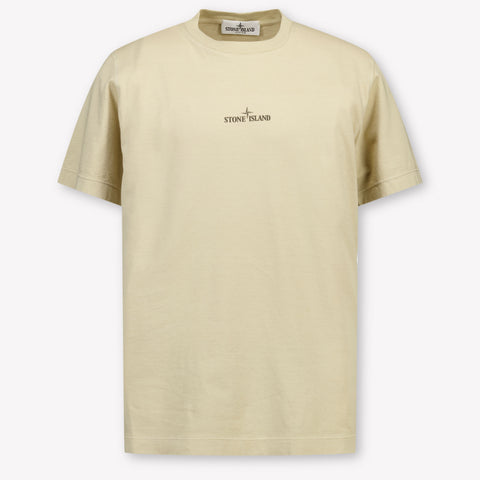 Stone Island Kids Boys  T-Shirt Sand