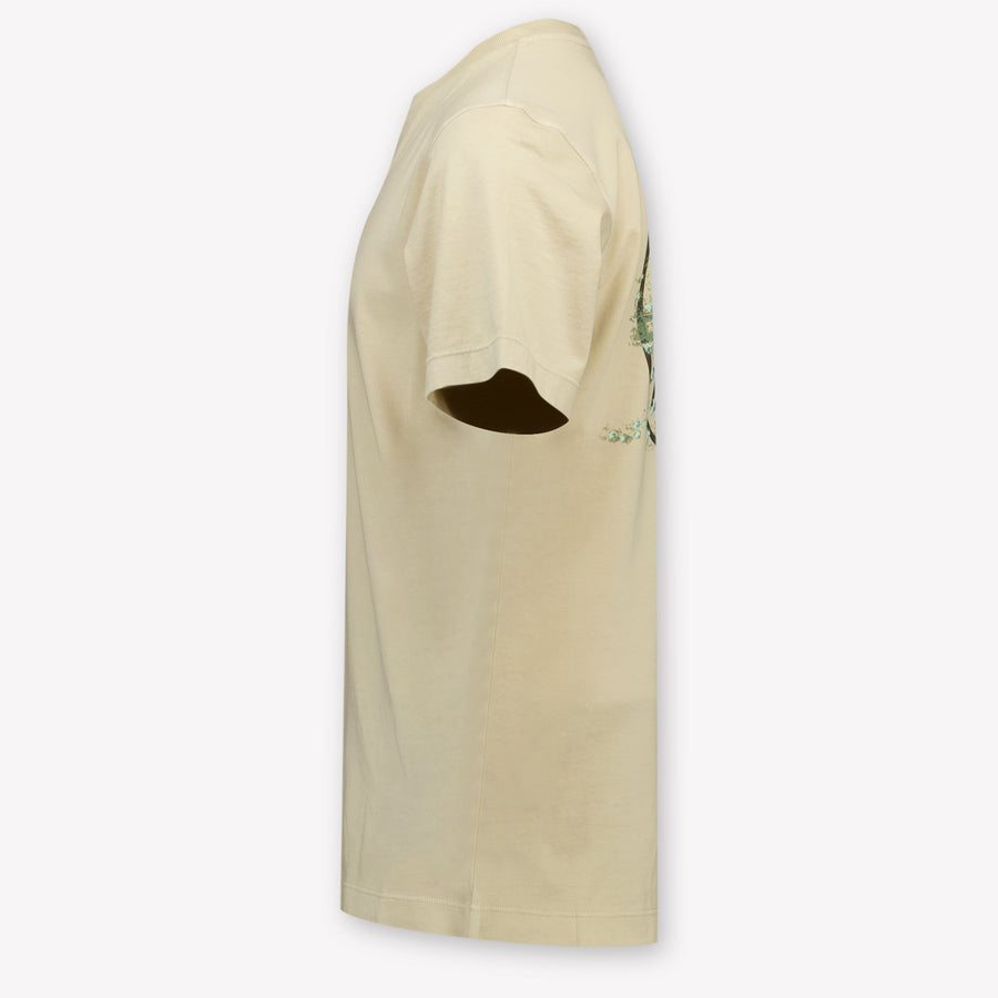 Stone Island Kids Boys  T-Shirt Sand