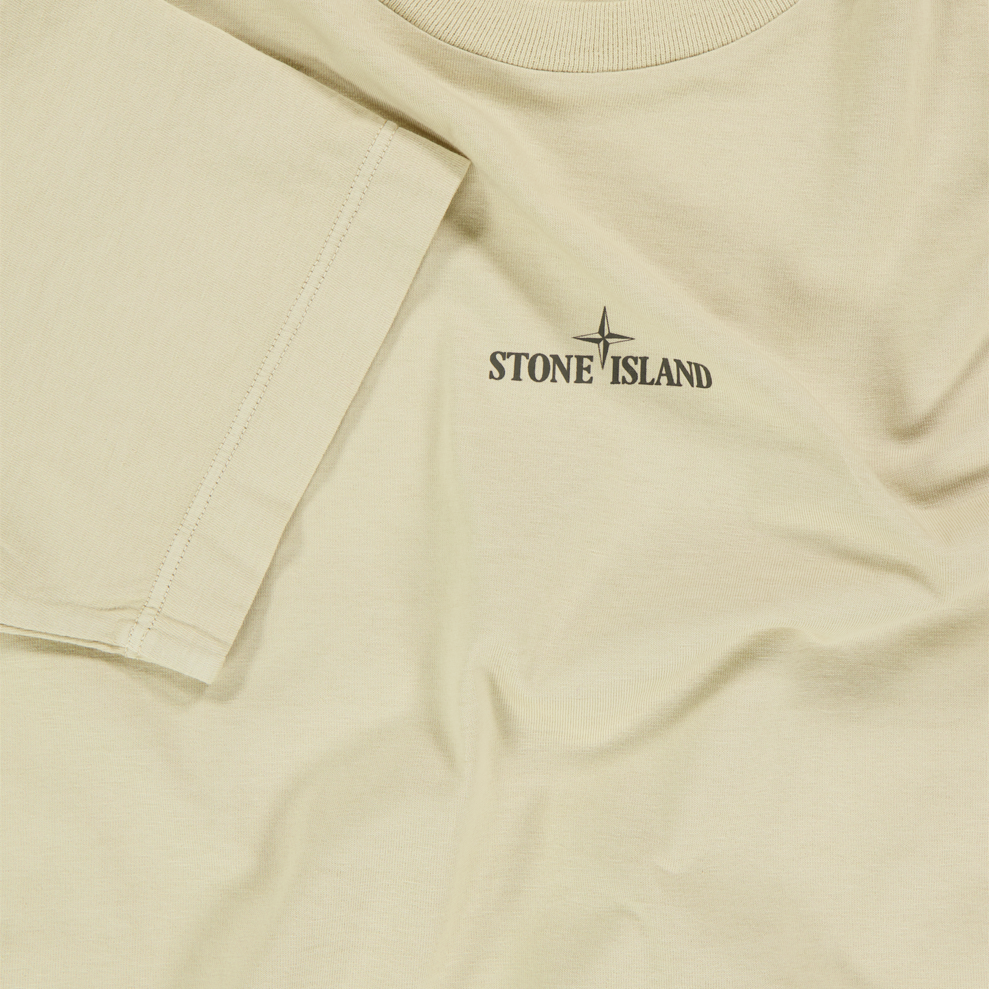 Stone Island Kinder Jongens T-Shirt In Zand