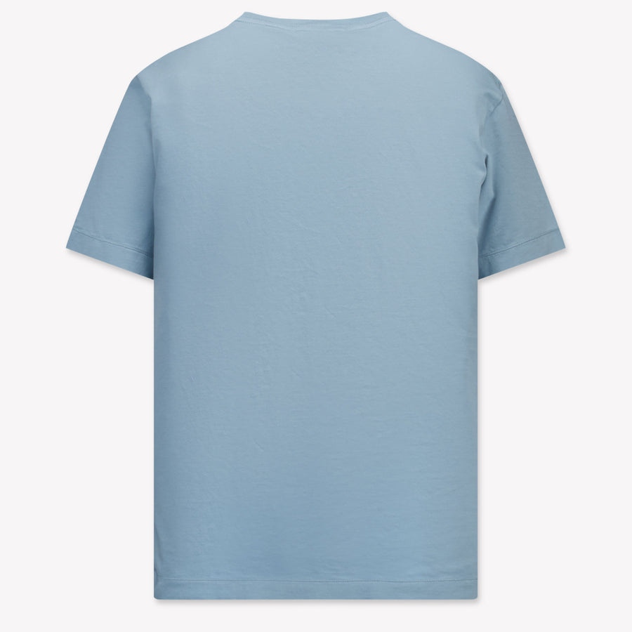 Stone Island Kids Boys  T-Shirt Light Blue