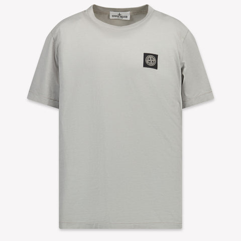 Stone Island Kids Boys  T-Shirt Gray