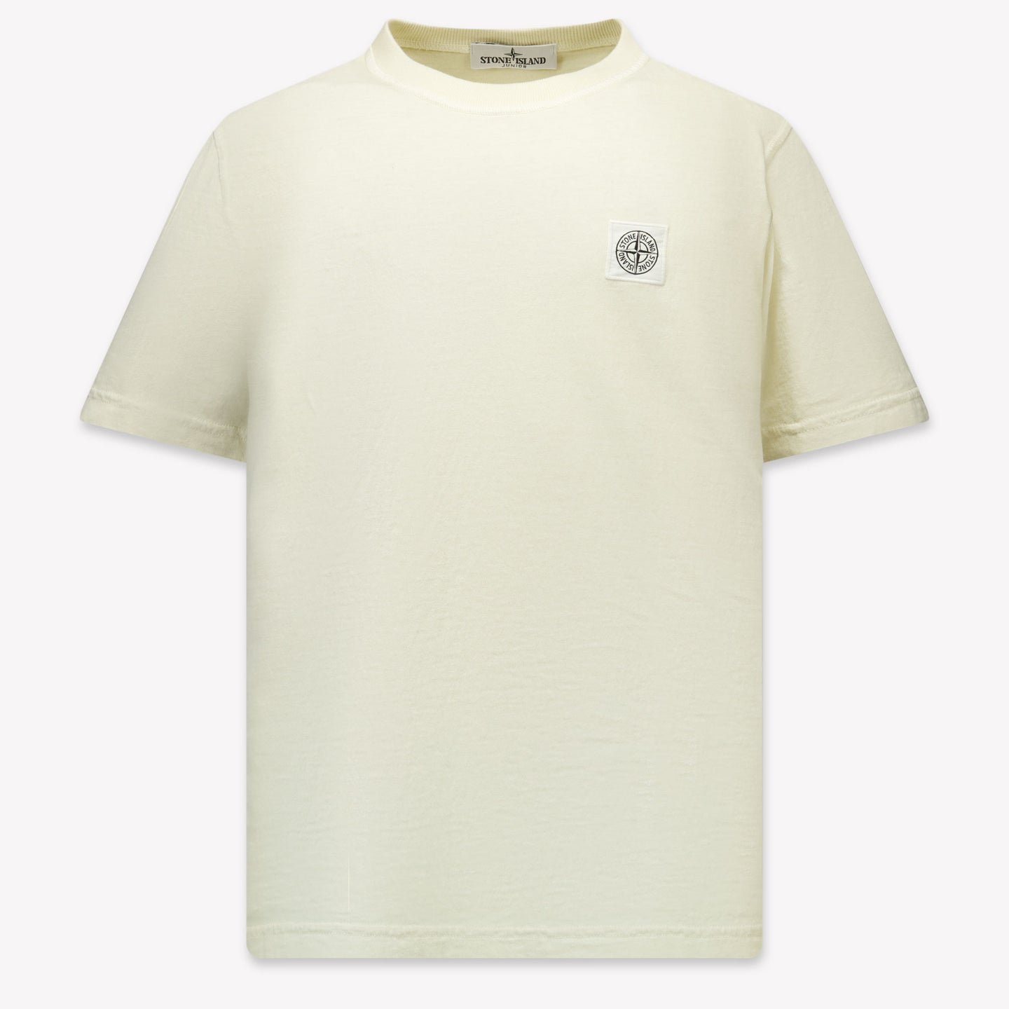 Stone Island Kinder Jongens T-Shirt In Off White