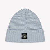 Stone Island Kinder Jongens Muts In Licht Blauw
