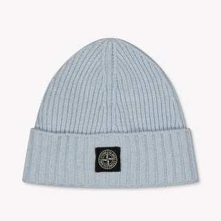 Stone Island Kinder Jongens Muts In Licht Blauw