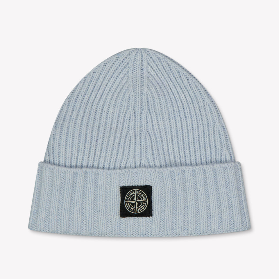 Stone Island Kinder Jongens Muts In Licht Blauw
