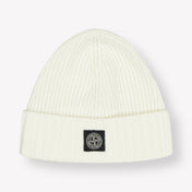 Stone Island Kinder Jongens Muts In Off White
