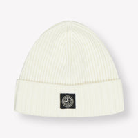 Stone Island Kids Boys Hat Offwhite