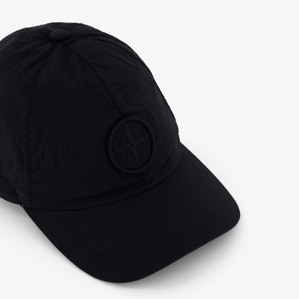 Stone Island Kids Boys Cap  Black