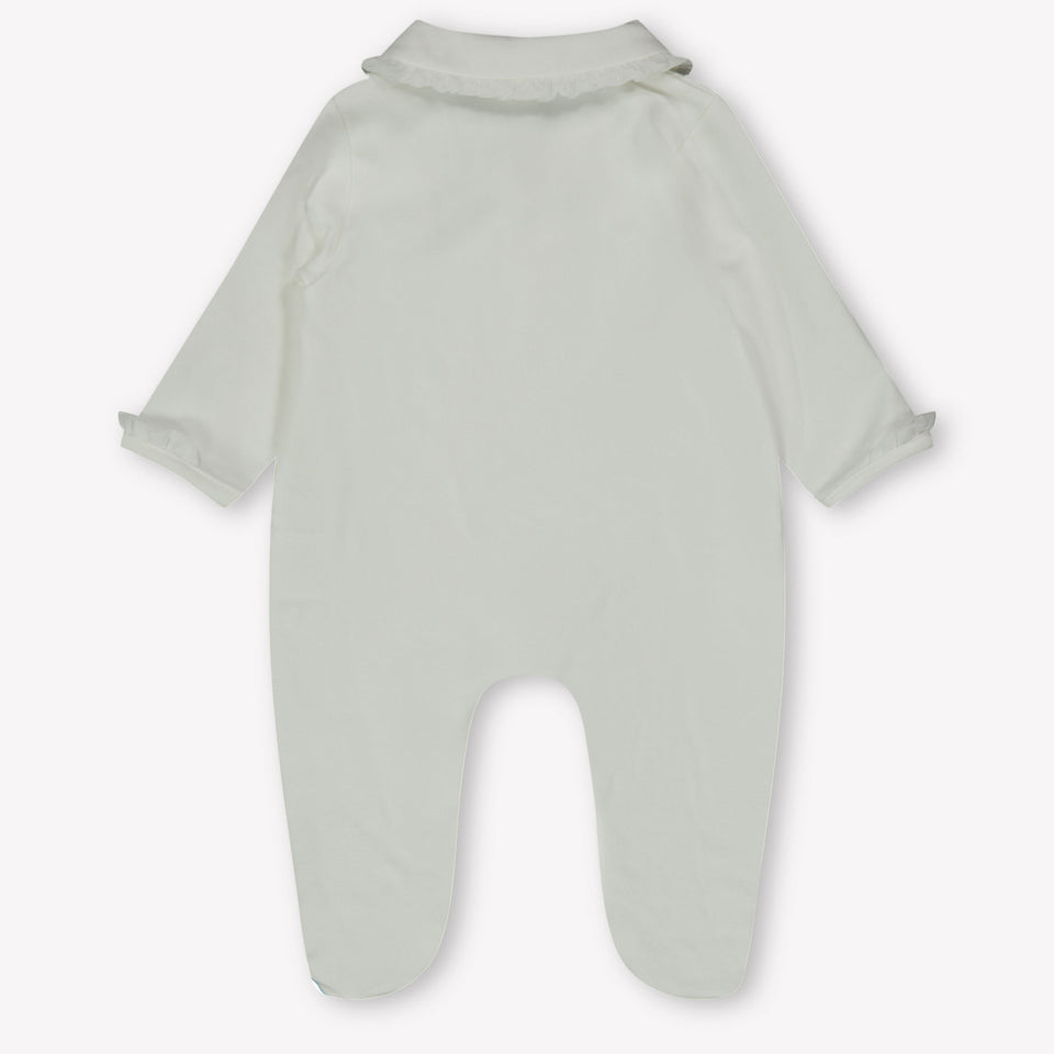 First Baby Girls Playsuit  Offwhite