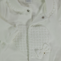 First Baby Meisjes Boxpakje In Off White