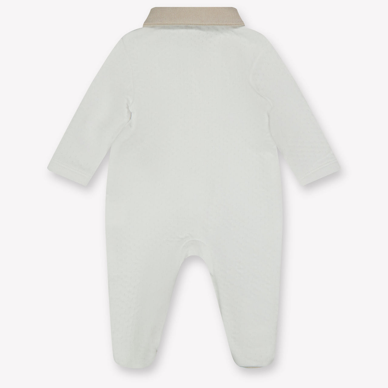 First Baby Boys Playsuit  White
