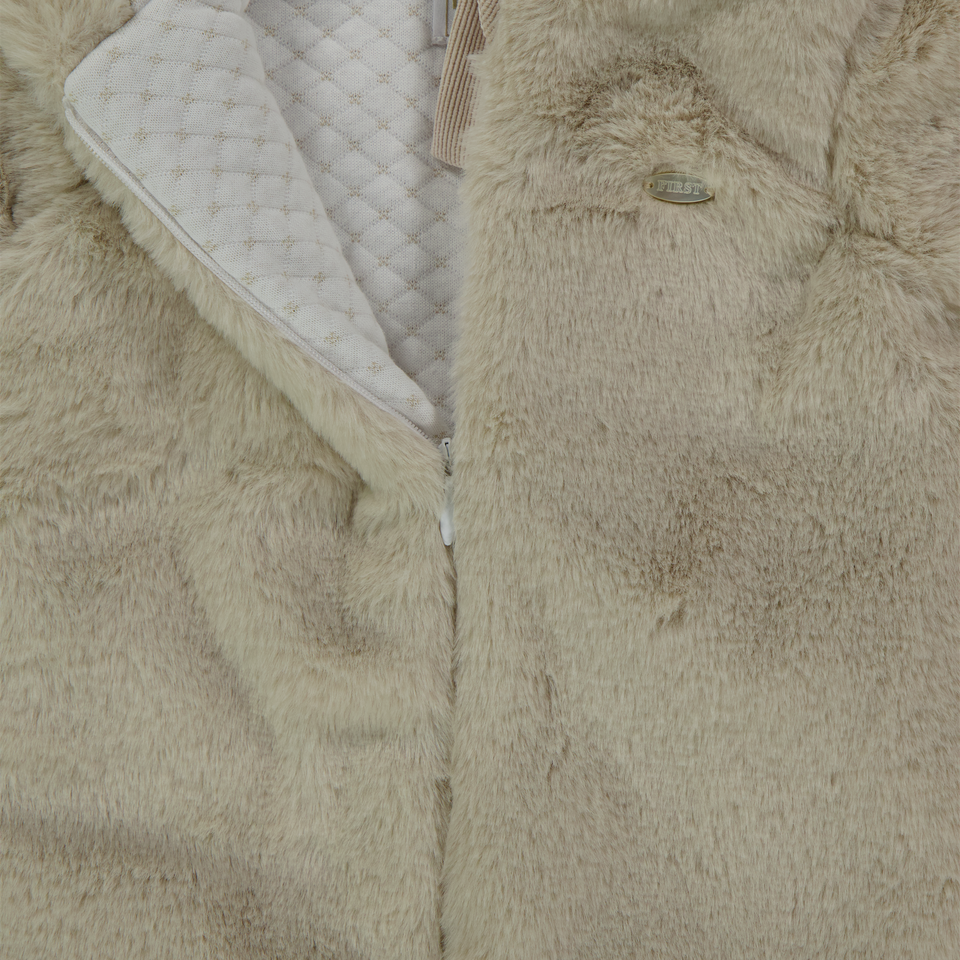 First Baby Unisex Skipak In Beige