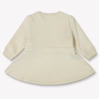 Calvin Klein Baby Meisjes Jurk In Ecru