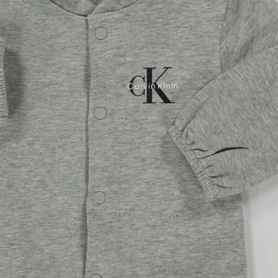 Calvin Klein Baby Unisex Playsuit  Gray
