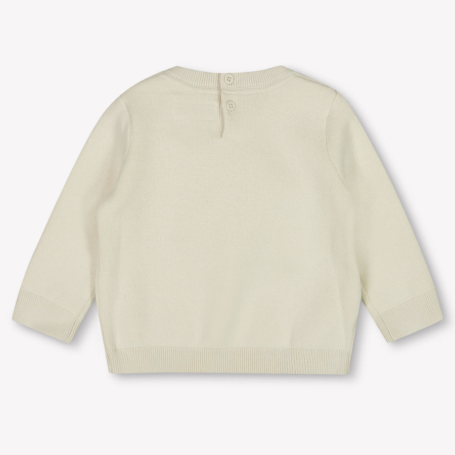 Calvin Klein Baby Unisex Sweater  Ecru