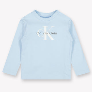 Calvin Klein Baby Unisex T-Shirt  Light Blue
