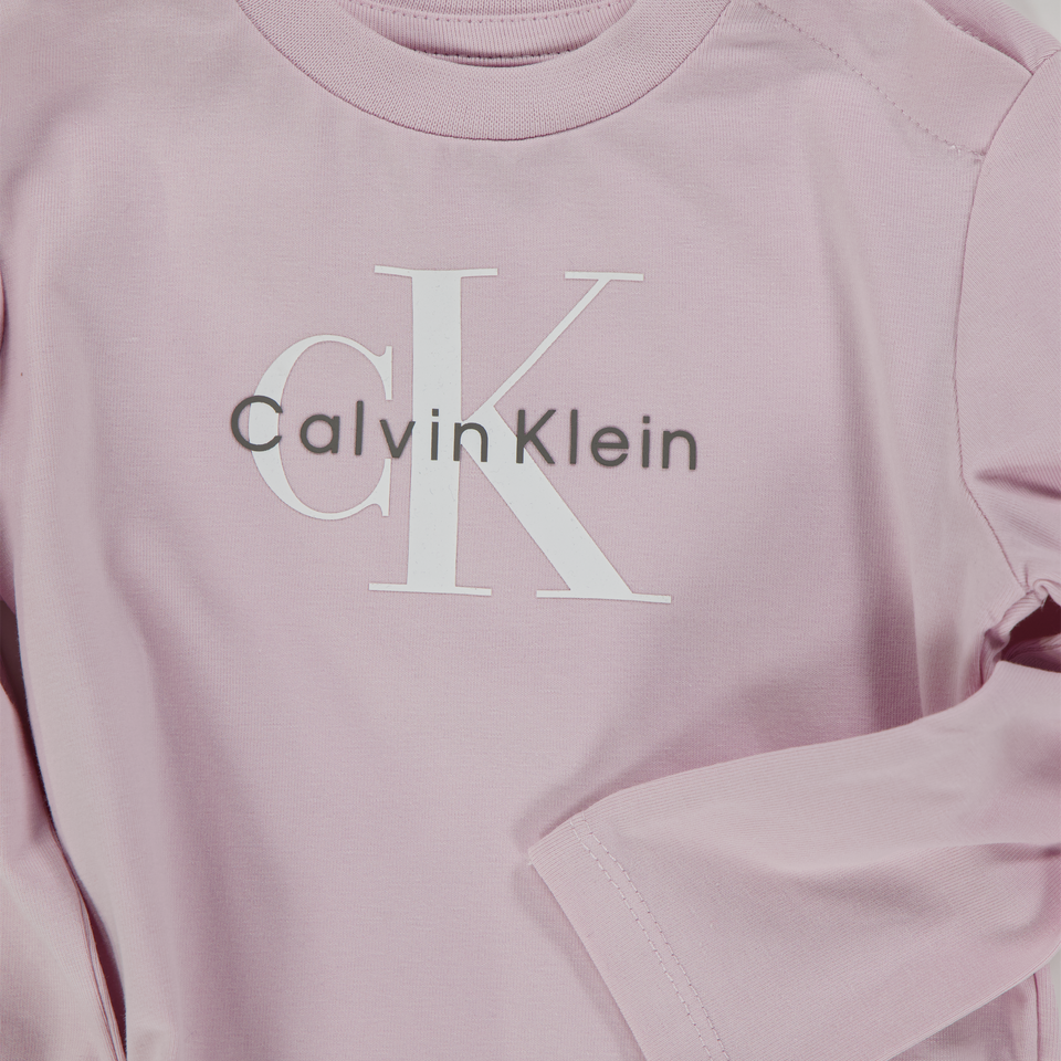 Calvin Klein Baby Unisex T-Shirt  Light Pink