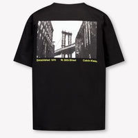 Calvin Klein Kids Boys  T-Shirt Black