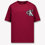 Calvin Klein Kids Boys  T-Shirt Bordeaux