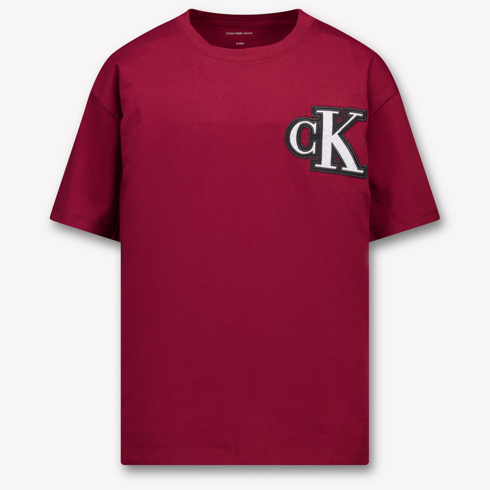 Calvin Klein Kids Boys  T-Shirt Bordeaux