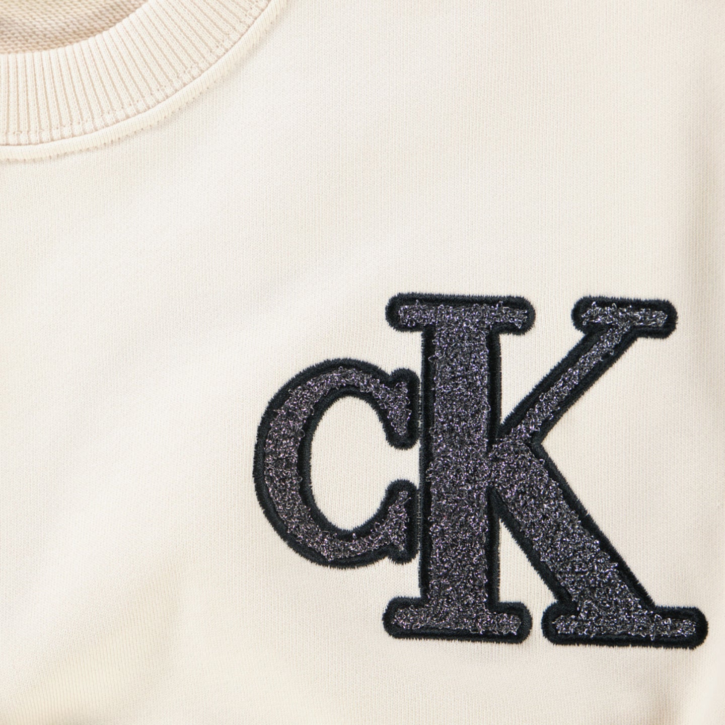Calvin Klein Kids Girls Dress Offwhite