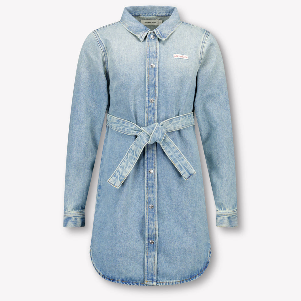 Calvin Klein Kids Girls Dress Blue