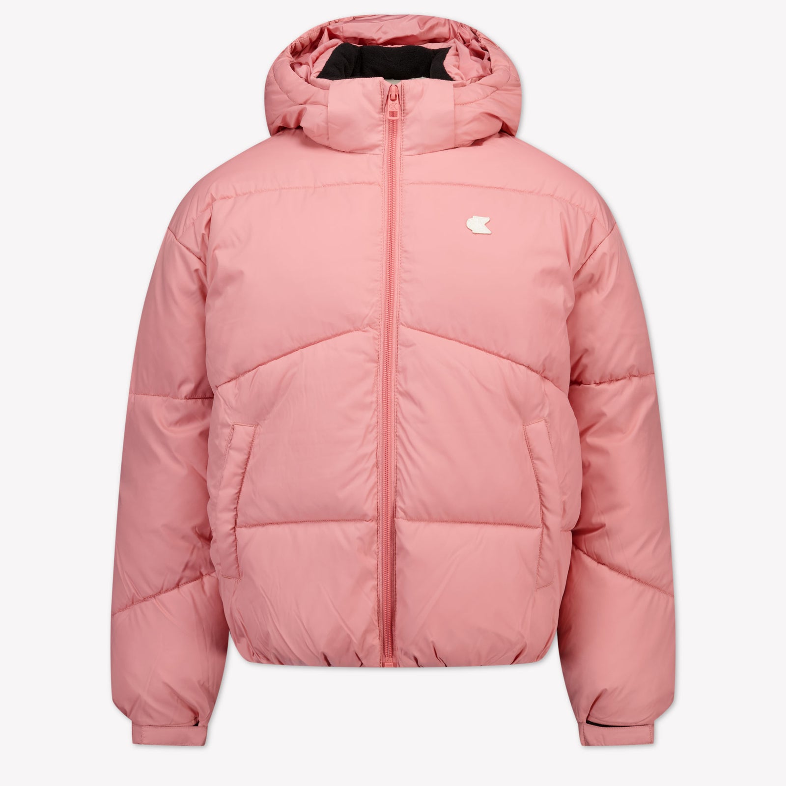 Calvin Klein Kinder Meisjes Winterjas In Donker Roze