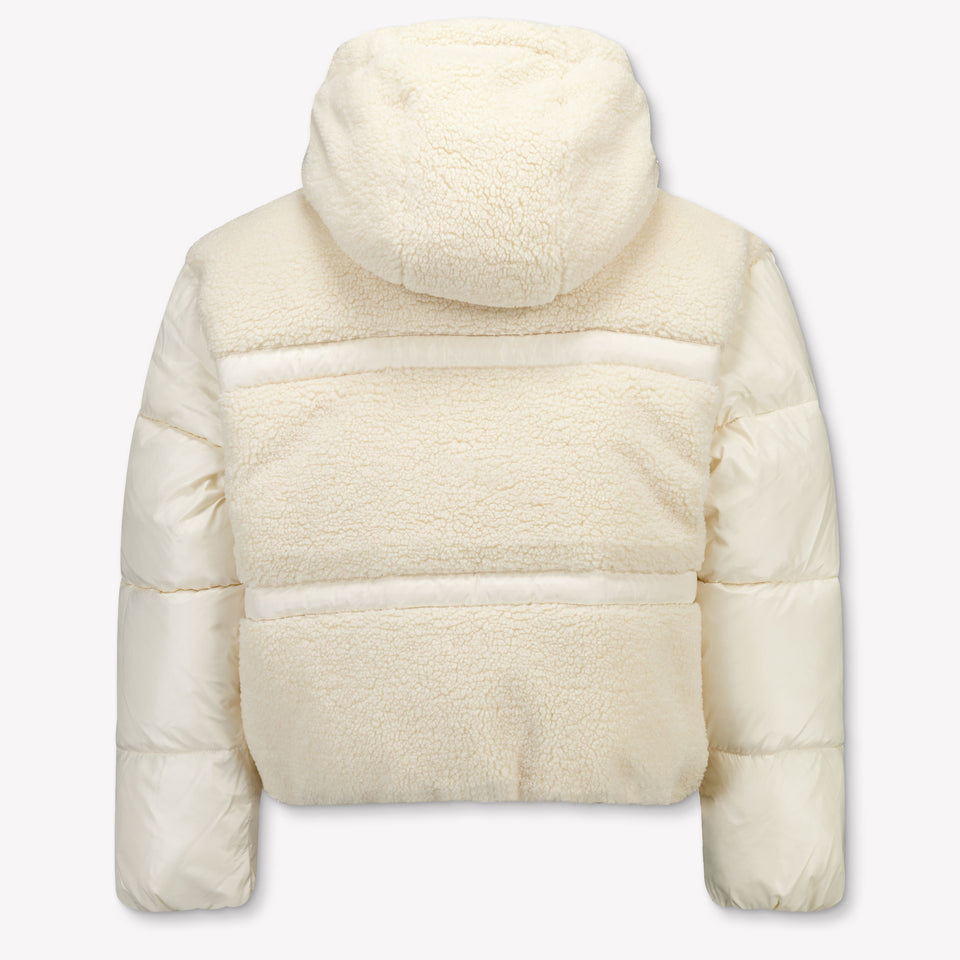 Calvin Klein Kids Girls Winter Coat  Offwhite