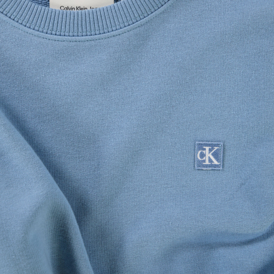 Calvin Klein Kids Unisex Sweater  Light Blue