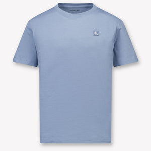 Calvin Klein Kids Unisex T-Shirt  Light Blue