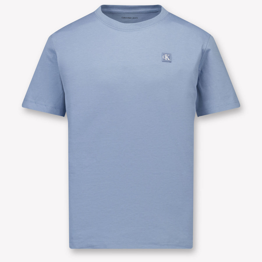 Calvin Klein Kids Unisex T-Shirt  Light Blue