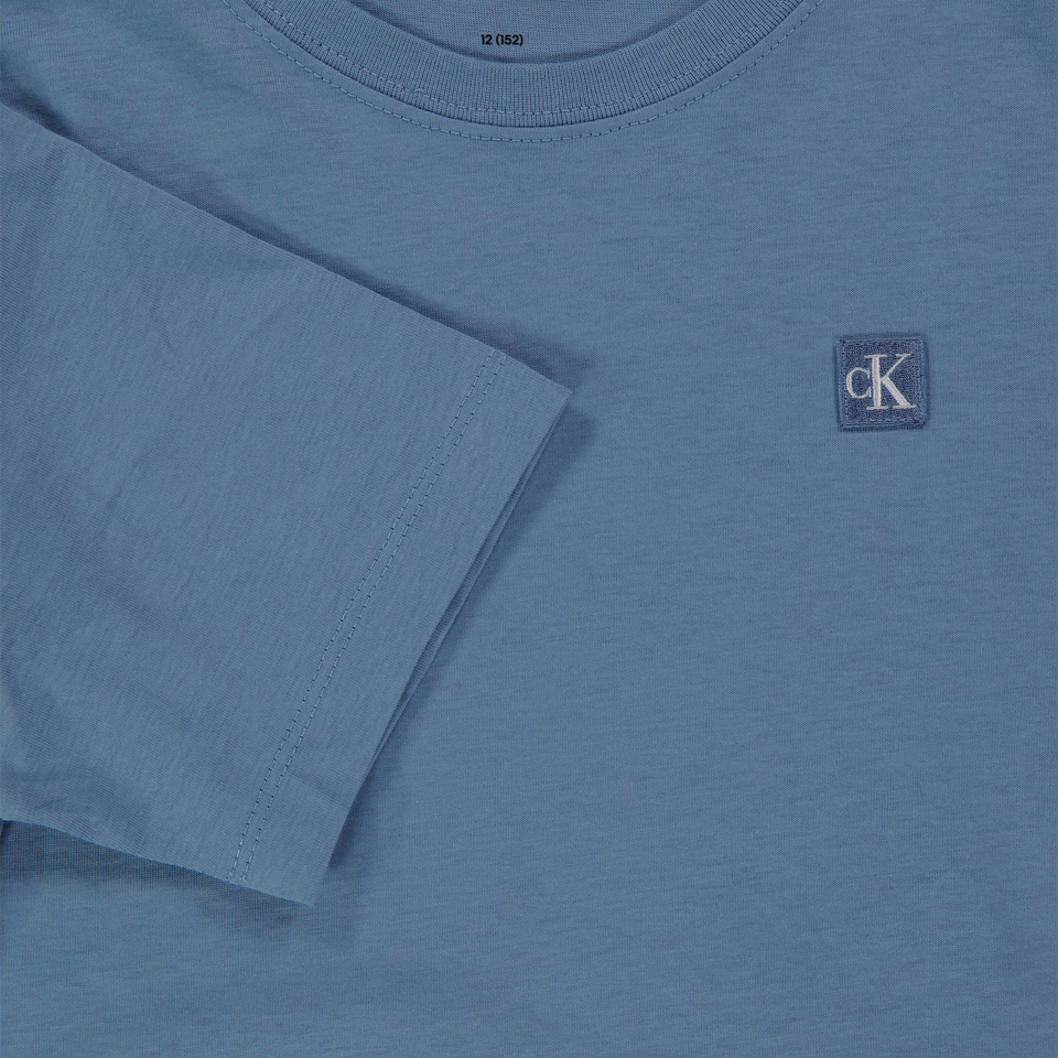 Calvin Klein Kids Unisex T-Shirt  Light Blue