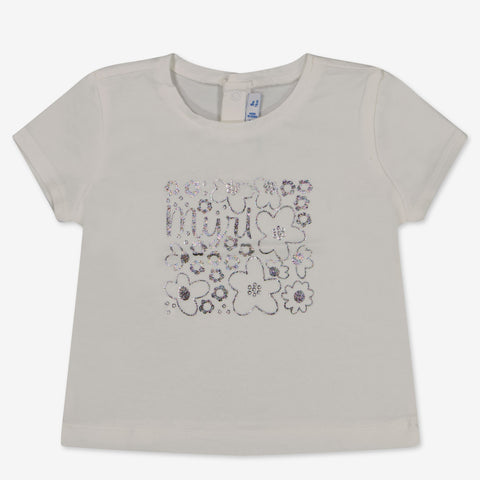 Mayoral Baby Meisjes T-Shirt In Wit
