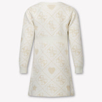 Guess Kinder Meisjes Jurk In Off White
