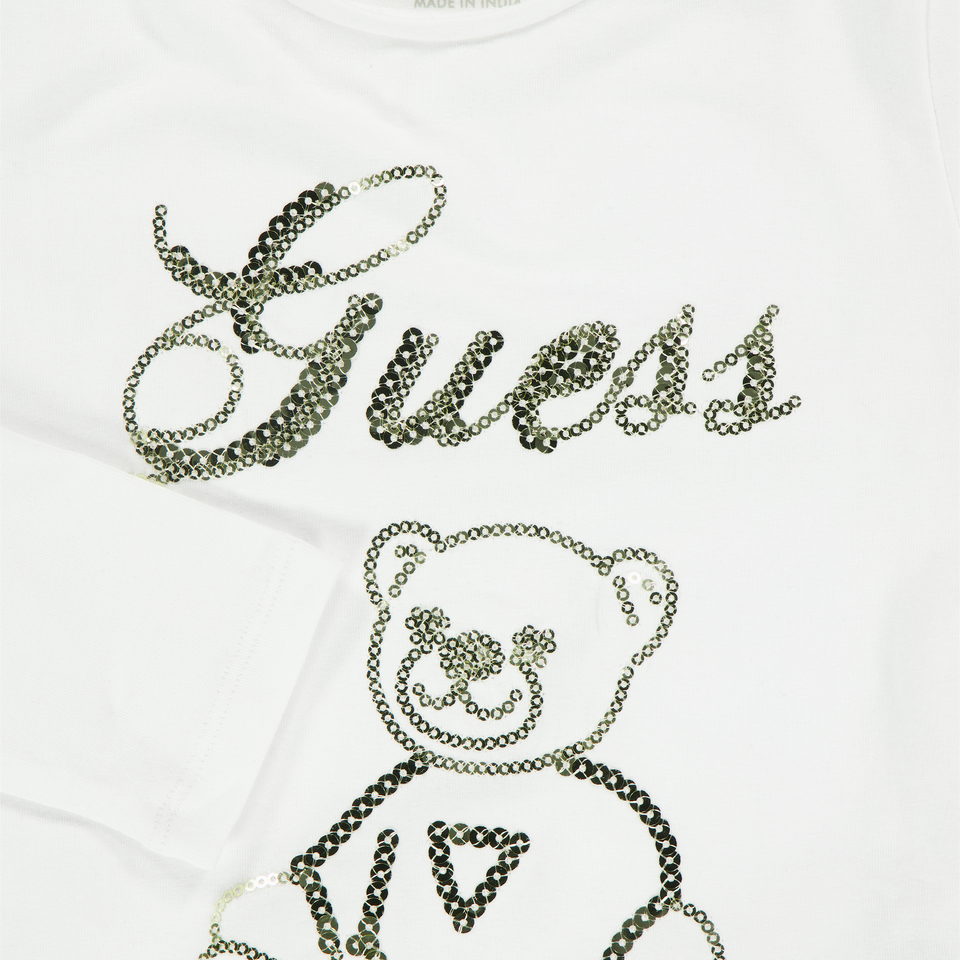 Guess Kids Girls  T-Shirt White