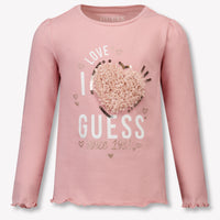 Guess Kinder Meisjes T-Shirt In Roze