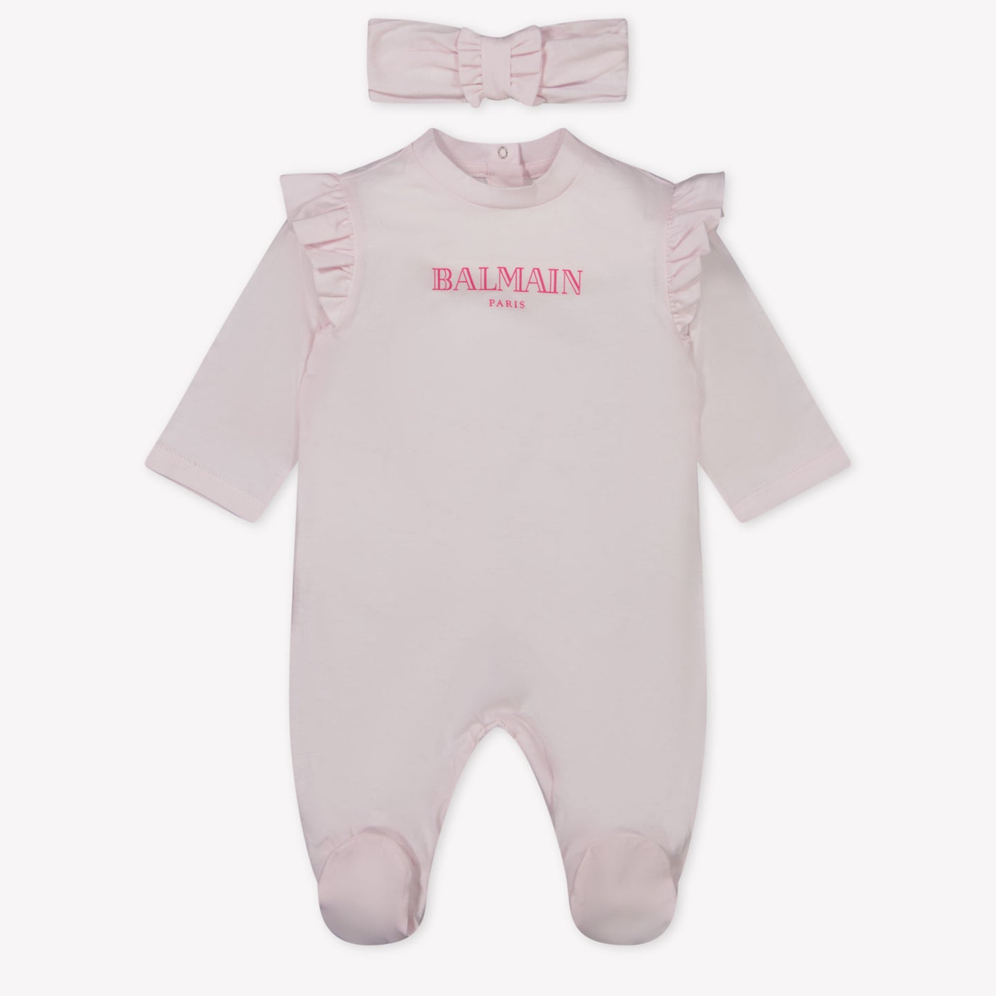 Balmain Baby Meisjes Boxpakje In Licht Roze