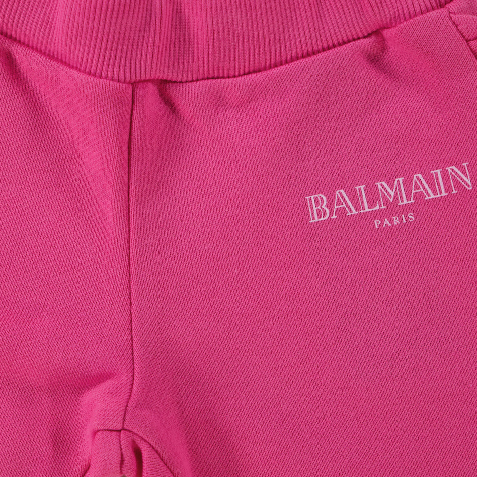 Balmain Baby Meisjes Broek In Fuchsia