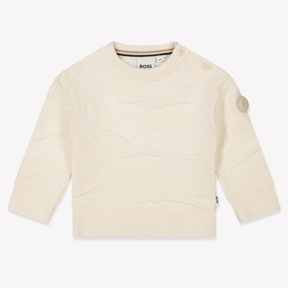 Boss Baby Jongens Trui In Off White