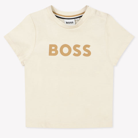 Boss Baby Jongens T-Shirt In Off White