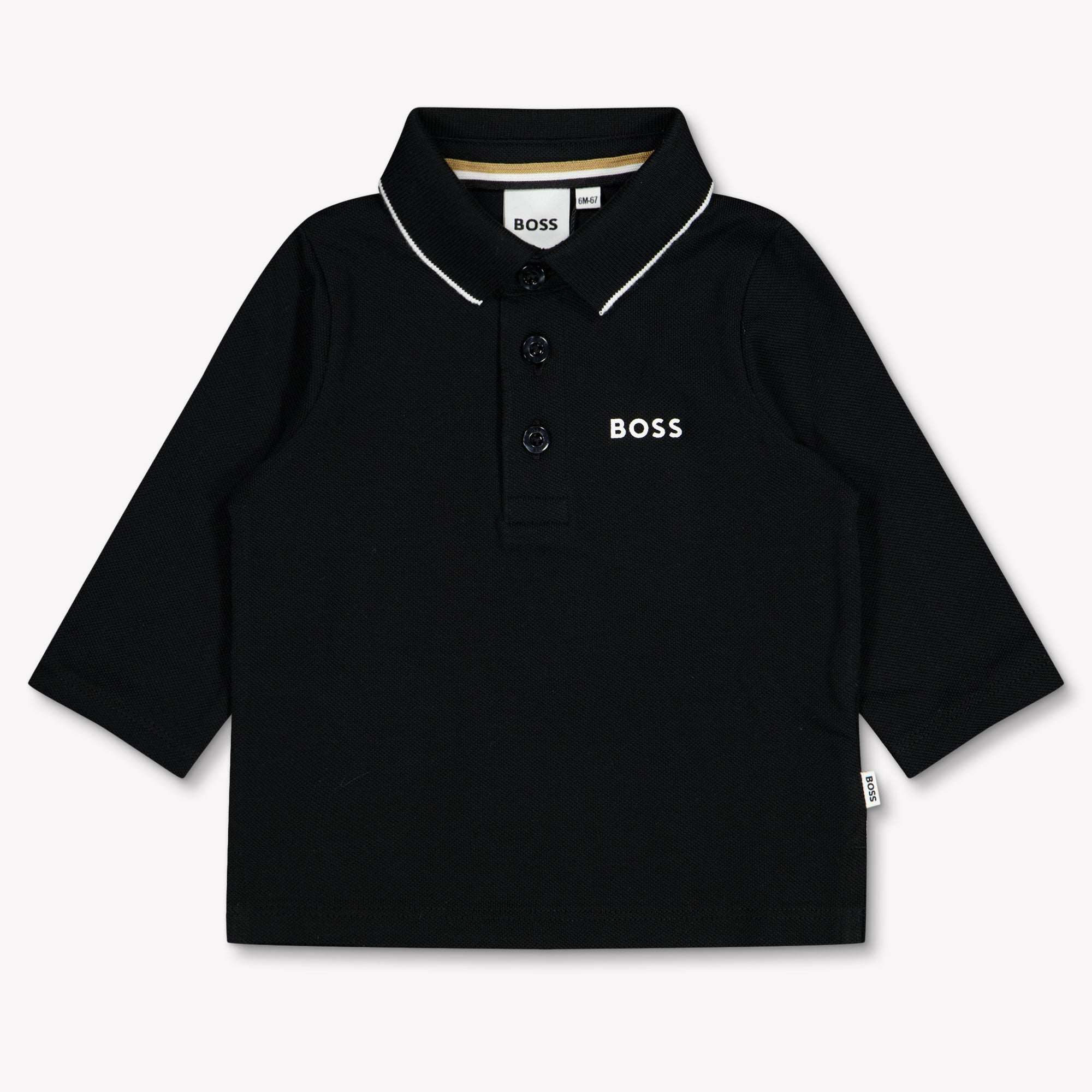 Boss Baby Jongens Polo In Zwart