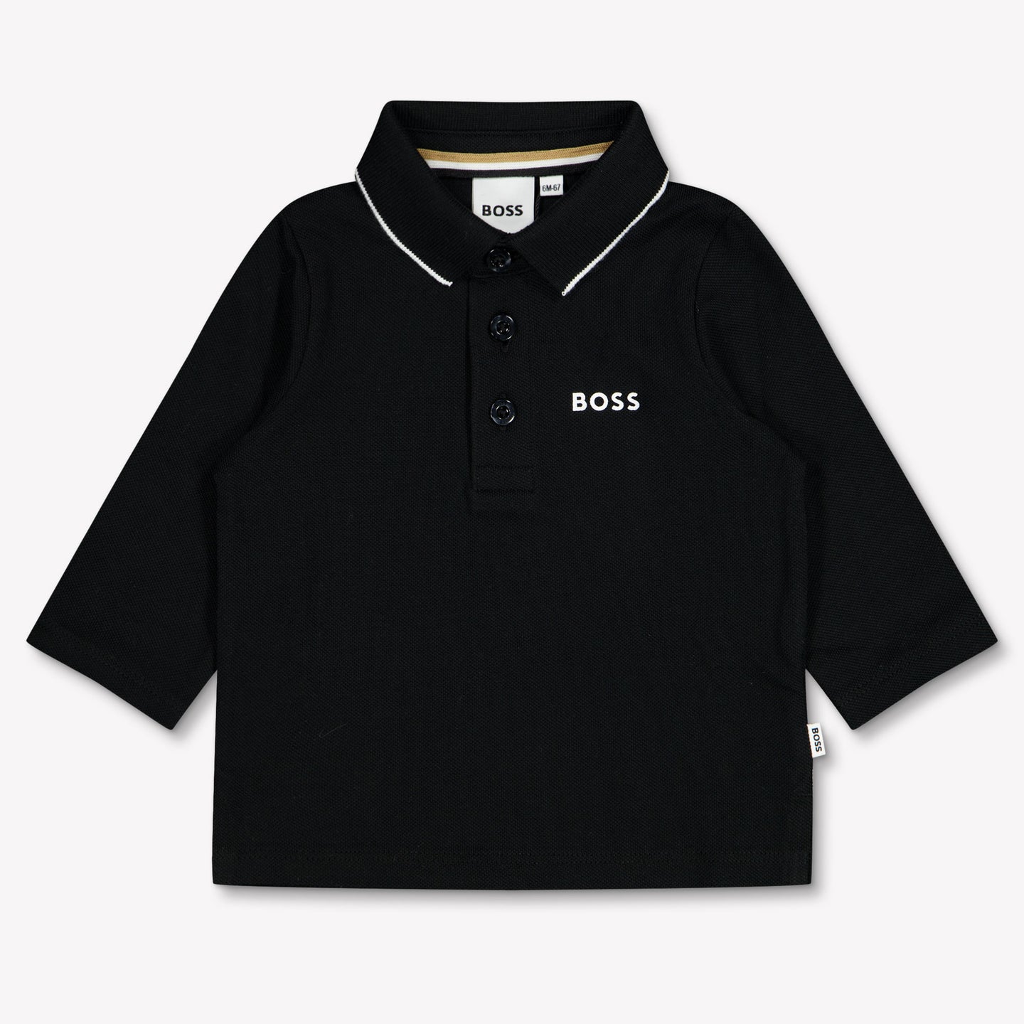 Boss Baby Jongens Polo In Zwart