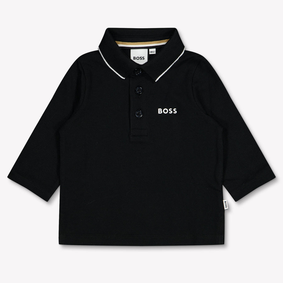 Boss Baby Jongens Polo In Zwart