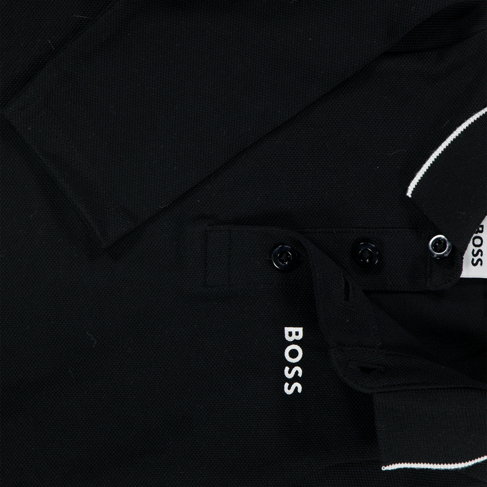 Boss Baby Jongens Polo In Zwart