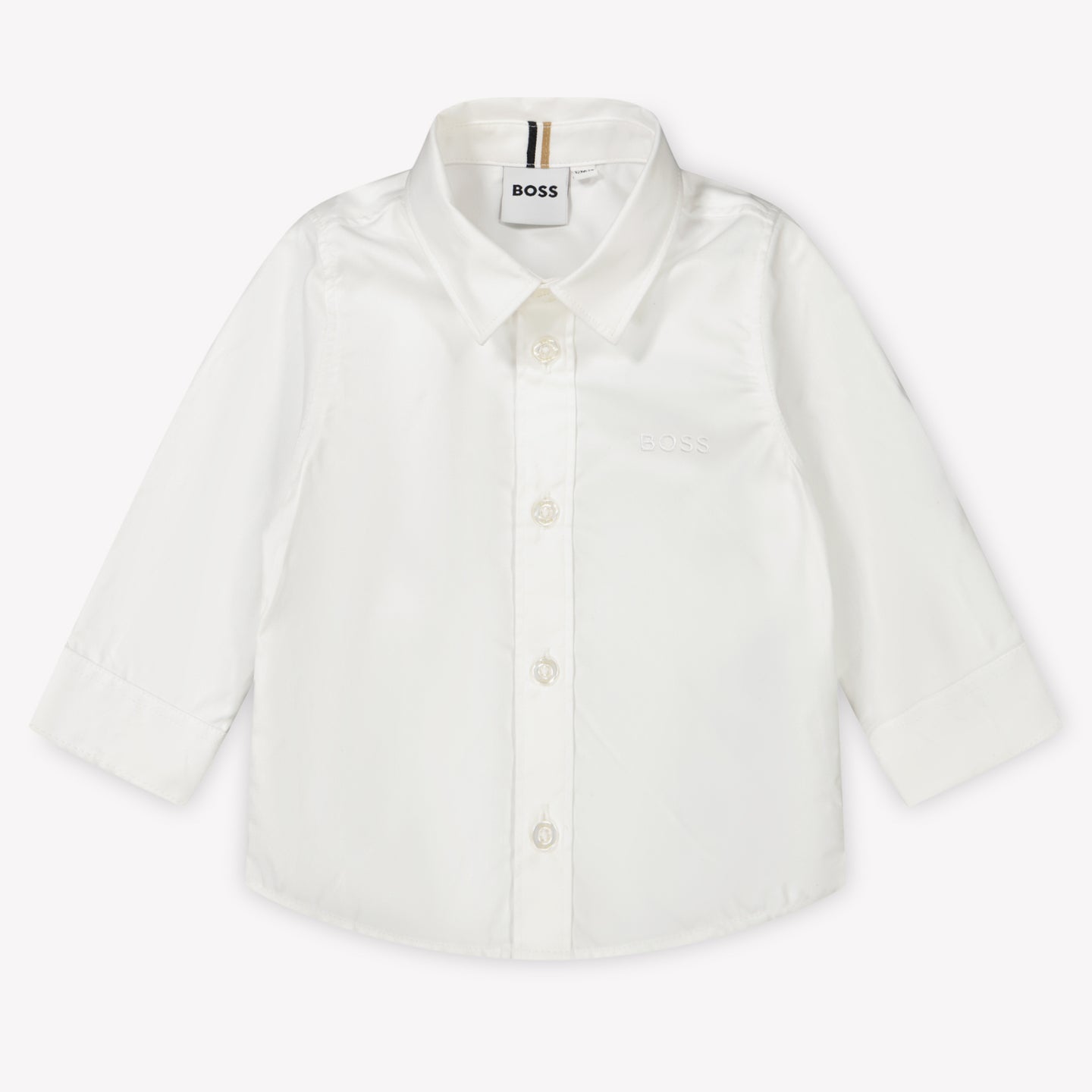Boss Baby Jongens Blouse In Wit