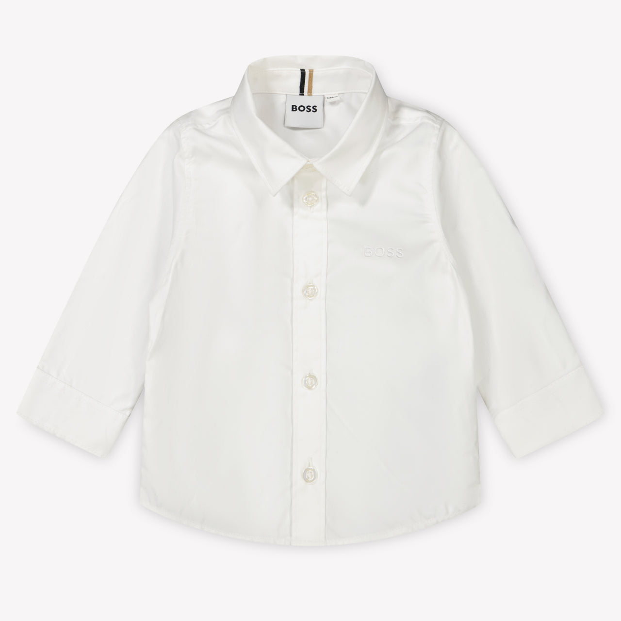 Boss Baby Jongens Blouse In Wit