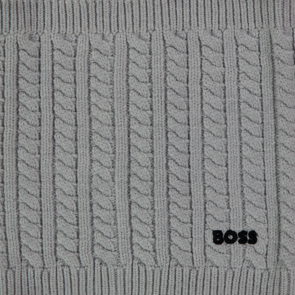 Boss Baby Boys Scarves  Gray